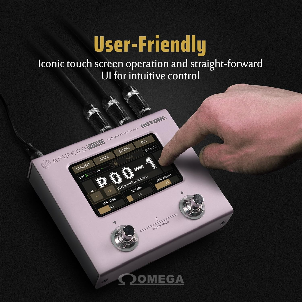 Omega Music | HOTONE MP-50PT Ampero Mini Purple Taro