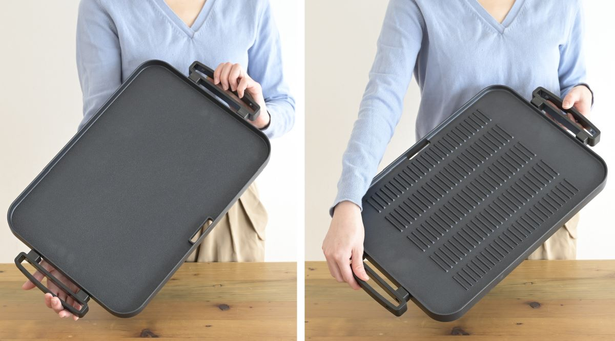 商品情報_1枚2役両面ホットプレート | 山善の商品情報サイト | YAMAZEN