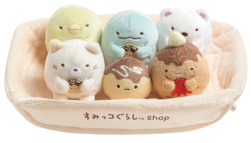 おみやげにもぴったり！すみっコぐらしshop「たこ焼きぬいぐるみ」