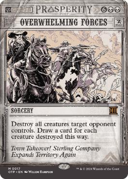 圧倒的武力/Overwhelming Forces》[PTK] 黒R | 日本最大級 MTG通販