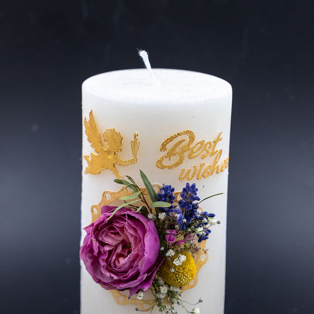 Bloom Candle 季節の花々やハーブで彩ったオリジナルキャンドル – Nama
